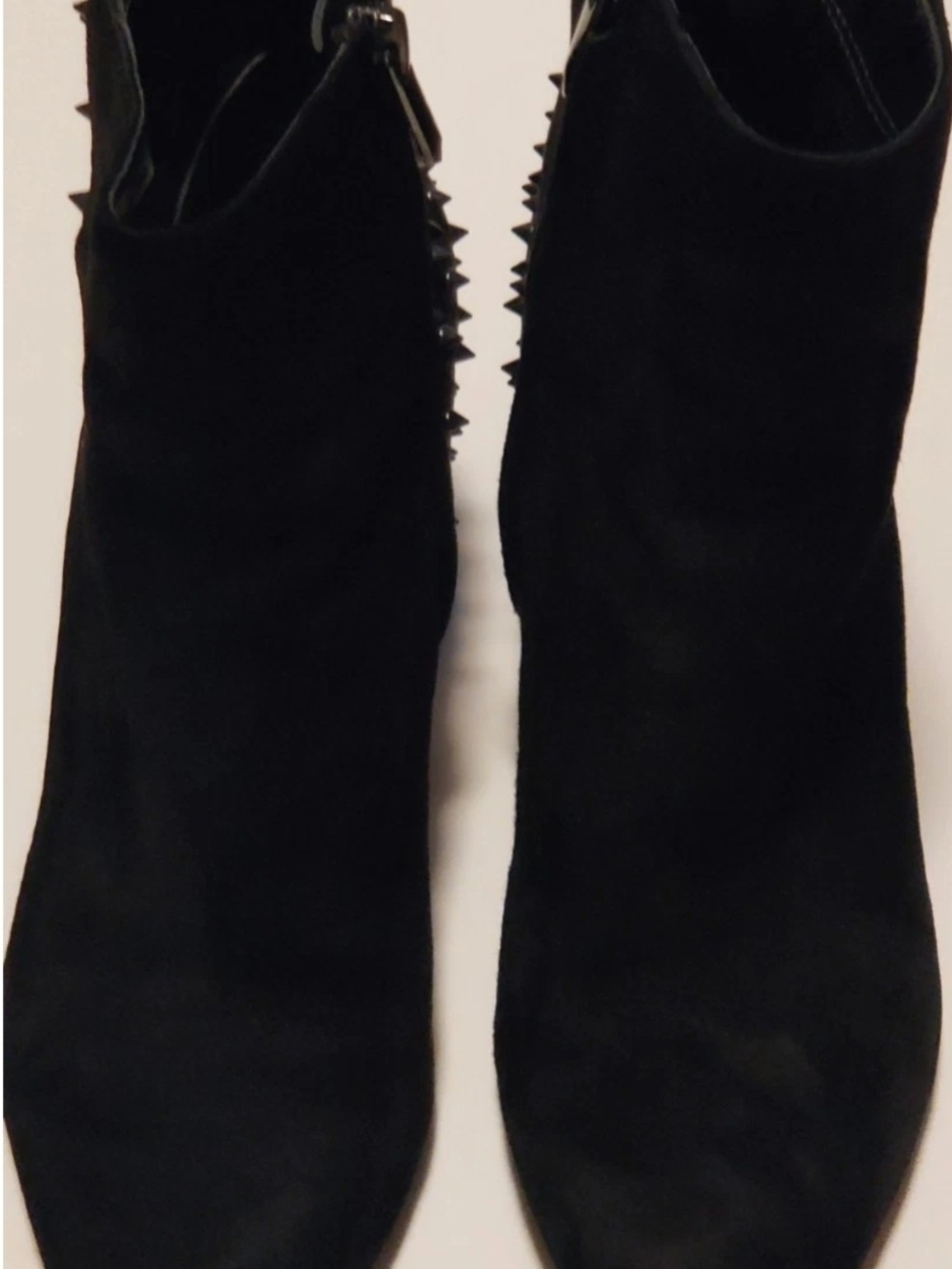 Sam Edelman Womens 6.5M Heath Studded Ankle Heeled Black Booties